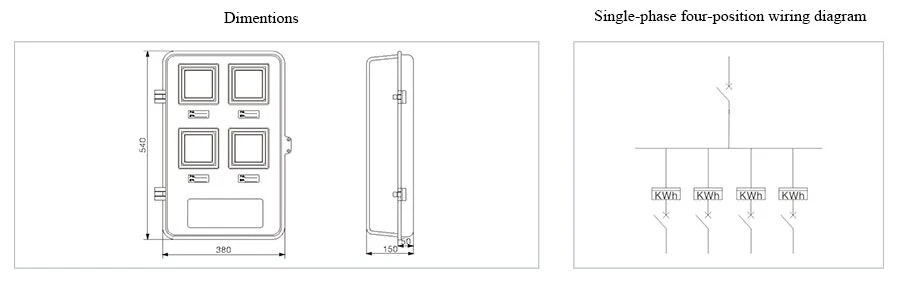7-Surface Mounted 1 Phase Multi-Position House Meter Box (2)2 7-Surface Mounted 1 Phase Multi-Position House Meter Box (2)2